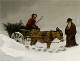 Charles Spencelayh Perplexed painting